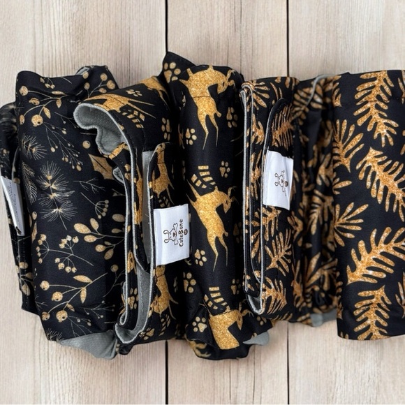 CuteBone Dog Diapers Male Puppy Belly Bands Washable 3 Bands Cute Print New Med. - Picture 9 of 12